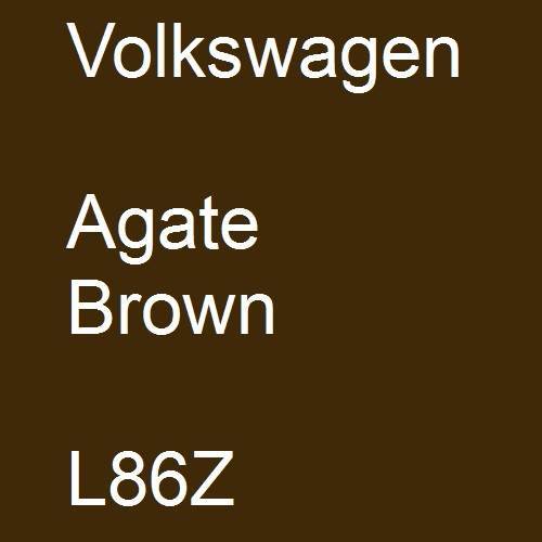 Volkswagen, Agate Brown, L86Z.